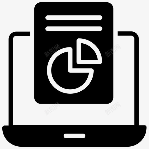 业务报告业务增长财务报告图标svg_新图网 https://ixintu.com 业务增长 业务报告 产品管理字形图标 图表 市场分析 财务报告