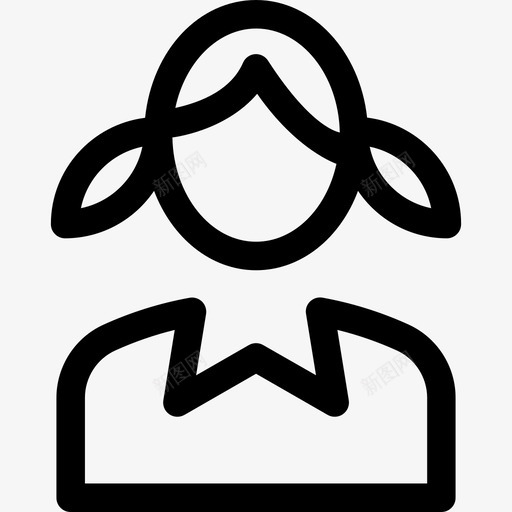 女孩受教育程度29直系图标svg_新图网 https://ixintu.com 受教育程度29 女孩 直系