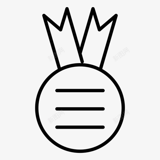奖项徽章奖品图标svg_新图网 https://ixintu.com 丝带 奖品 奖项 徽章 网页设计 获奖者