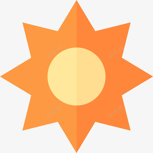 太阳沙漠平坦图标svg_新图网 https://ixintu.com 太阳 平坦 沙漠