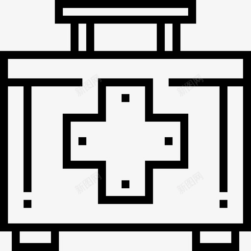 急救箱3号消防队线性图标svg_新图网 https://ixintu.com 3号消防队 急救箱 线性