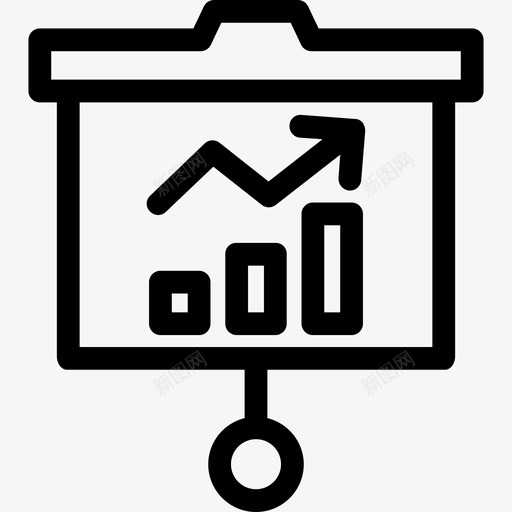 条形图广告8线性图标svg_新图网 https://ixintu.com 广告8 条形图 线性