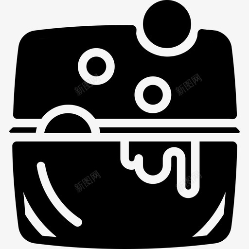 大锅万圣节56装满图标svg_新图网 https://ixintu.com 万圣节56 大锅 装满