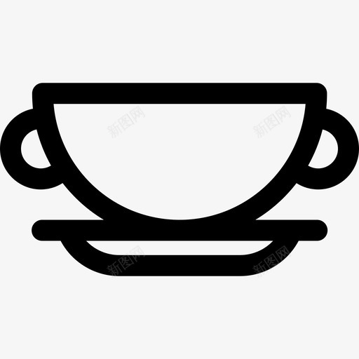 杯子厨房工具7线状图标svg_新图网 https://ixintu.com 厨房工具7 杯子 线状