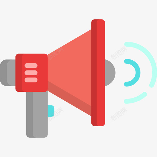 扩音器用户界面3扁平图标svg_新图网 https://ixintu.com 扁平 扩音器 用户界面3