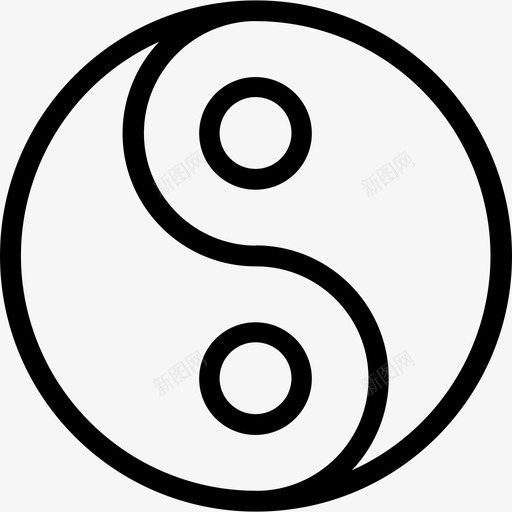 阴阳农历新年十四直系图标svg_新图网 https://ixintu.com 农历新年十四 直系 阴阳