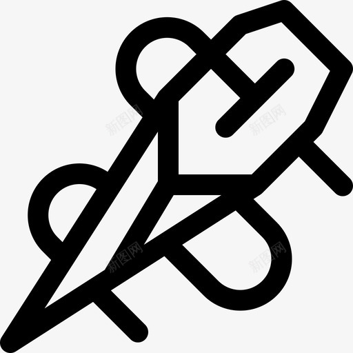 针史前11线状图标svg_新图网 https://ixintu.com 史前11 线状 针