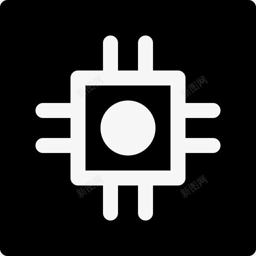 Cpu机器人7已填充图标svg_新图网 https://ixintu.com Cpu 已填充 机器人7