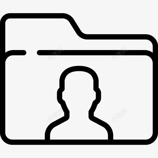文件夹要素30线性图标svg_新图网 https://ixintu.com 文件夹 线性 要素30