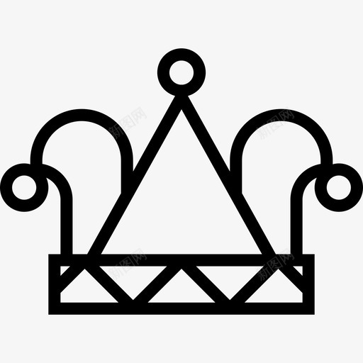 小丑马戏团和游乐园3线性图标svg_新图网 https://ixintu.com 小丑 线性 马戏团和游乐园3