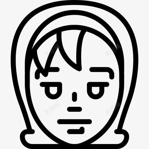 阿拉伯女人阿凡达36直系图标svg_新图网 https://ixintu.com 直系 阿凡达36 阿拉伯女人
