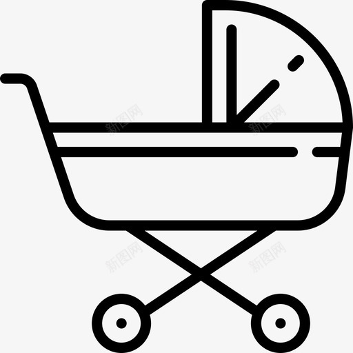 婴儿推车家庭9直系图标svg_新图网 https://ixintu.com 婴儿推车 家庭9 直系