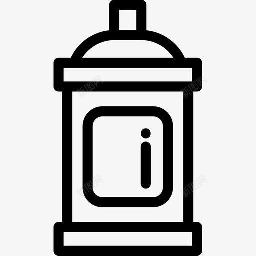 喷雾器文具20线性图标svg_新图网 https://ixintu.com 喷雾器 文具20 线性