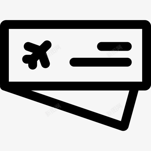 机票航空7直航图标svg_新图网 https://ixintu.com 机票 直航 航空7