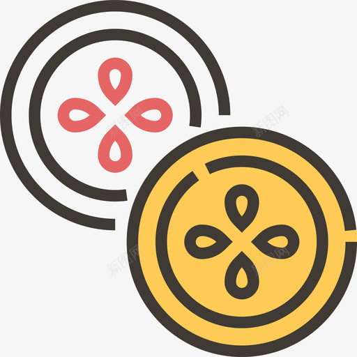 柑橘spa元素2黄色阴影图标svg_新图网 https://ixintu.com spa元素2 柑橘 黄色阴影