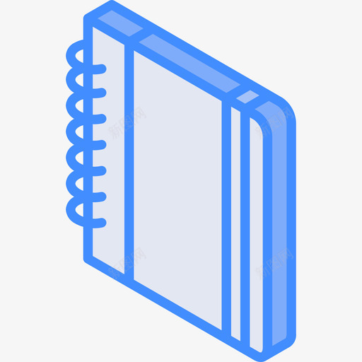 笔记本必需品16蓝色图标svg_新图网 https://ixintu.com 必需品16 笔记本 蓝色