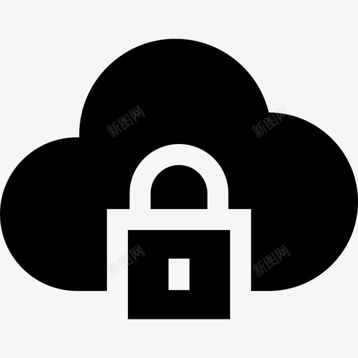云计算云计算和网络3填充图标svg_新图网 https://ixintu.com 云计算 云计算和网络3 填充