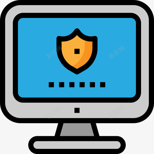 安全计算机与技术2线性颜色图标svg_新图网 https://ixintu.com 安全 线性颜色 计算机与技术2