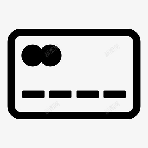 信用卡银行卡支付图标svg_新图网 https://ixintu.com 信用卡 支付 维萨卡 金融业务和银行业务 银行卡