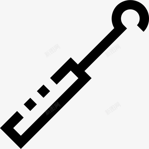 牙科探头医用85线性图标svg_新图网 https://ixintu.com 医用85 牙科探头 线性