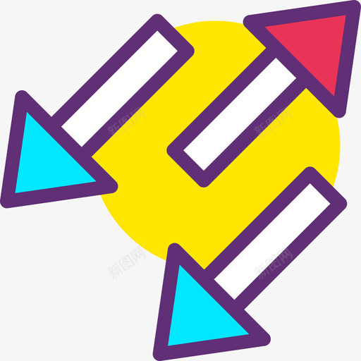 对角线箭头箭头48附魔图标svg_新图网 https://ixintu.com 对角线箭头 箭头48 附魔