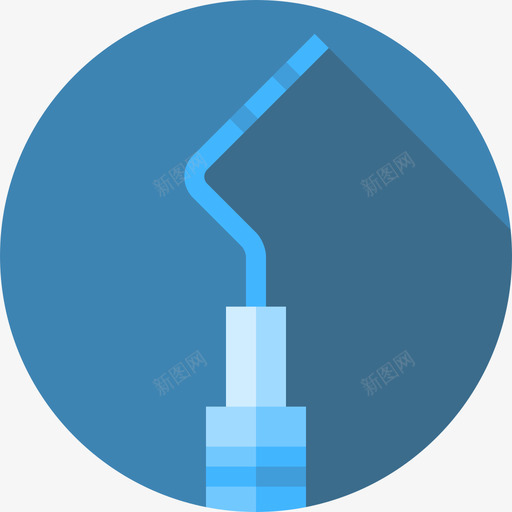 牙周刮除器牙科护理6扁平图标svg_新图网 https://ixintu.com 扁平 牙周刮除器 牙科护理6