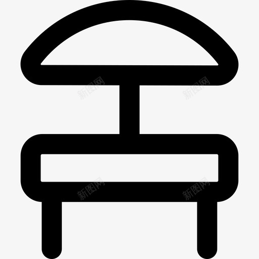 户外餐桌烧烤第二方直线型图标svg_新图网 https://ixintu.com 户外餐桌 烧烤第二方 直线型