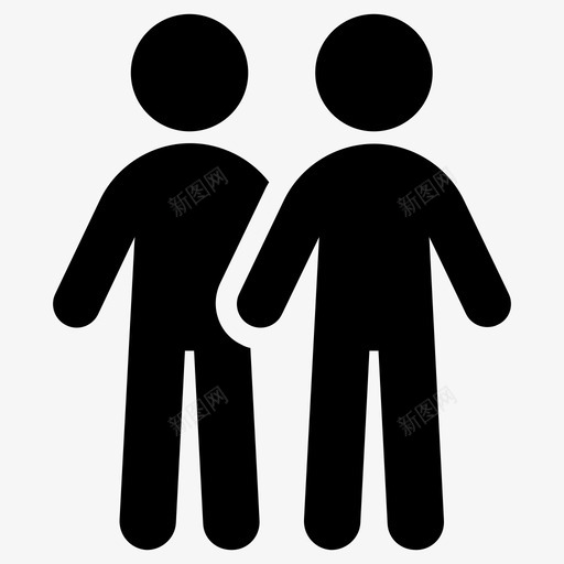 伙计朋友男人图标svg_新图网 https://ixintu.com 人 伙计 朋友 男人