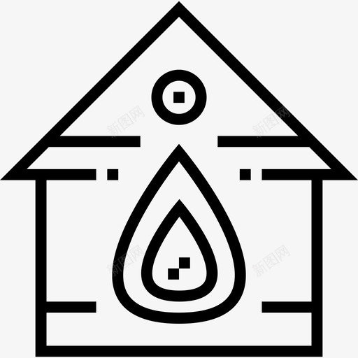家消防三队直线图标svg_新图网 https://ixintu.com 家 消防三队 直线