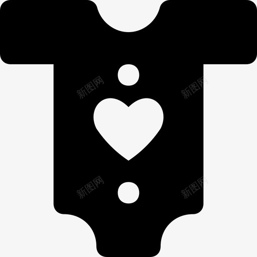 婴儿服装怀孕2填充图标svg_新图网 https://ixintu.com 填充 婴儿服装 怀孕2