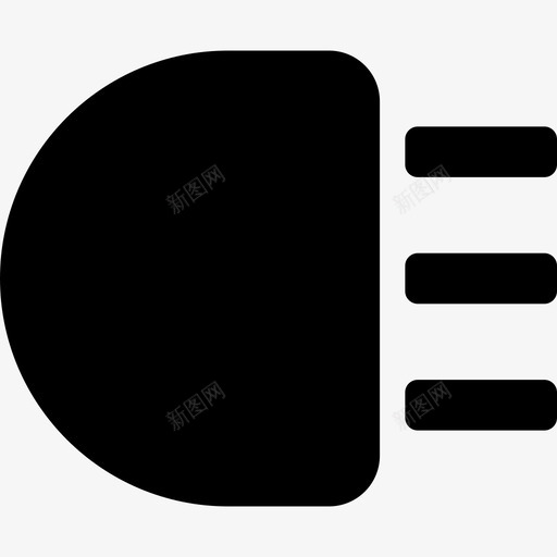 车灯汽车部件2填充图标svg_新图网 https://ixintu.com 填充 汽车部件2 车灯