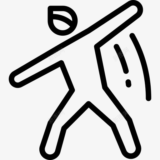 锻炼爱好4线性图标svg_新图网 https://ixintu.com 爱好4 线性 锻炼