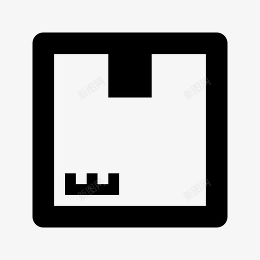 包裹箱货物送货图标svg_新图网 https://ixintu.com 包裹箱 物流 货物 送货