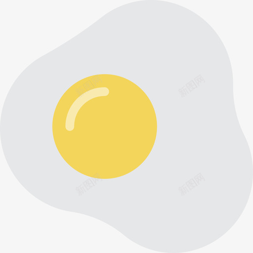 煎蛋美食6平底图标svg_新图网 https://ixintu.com 平底 煎蛋 美食6