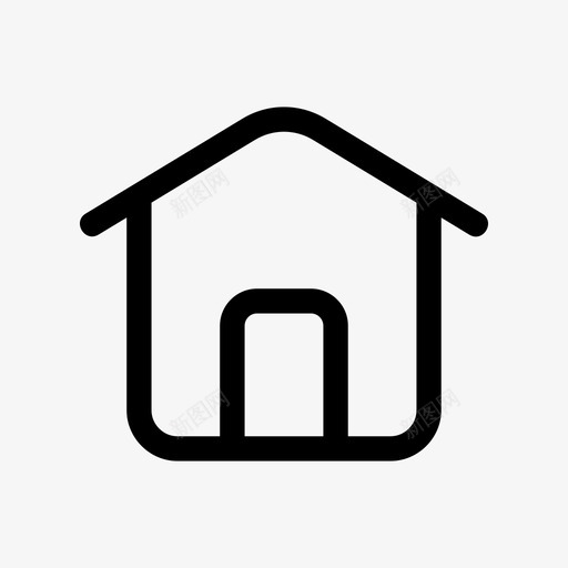 主页房子商店图标svg_新图网 https://ixintu.com 主页 商店 房子 购物