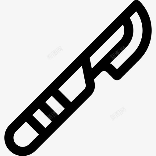 手术刀医疗器械5线性图标svg_新图网 https://ixintu.com 医疗器械5 手术刀 线性