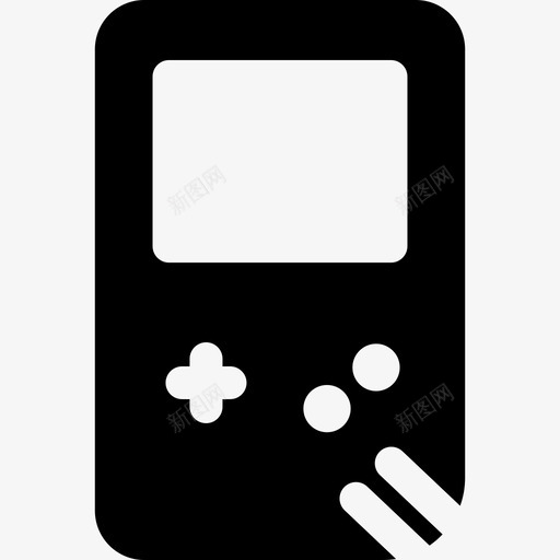 Gameboy娱乐16已填充图标svg_新图网 https://ixintu.com Gameboy 娱乐16 已填充