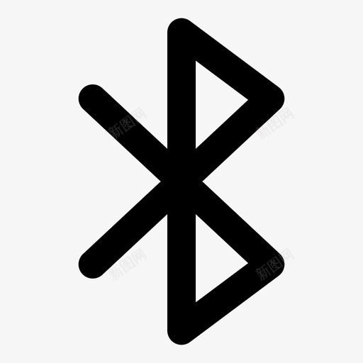 蓝牙无绳信号图标svg_新图网 https://ixintu.com aim麦克风商店性蓝牙wifi链心 信号 无线 无绳 蓝牙