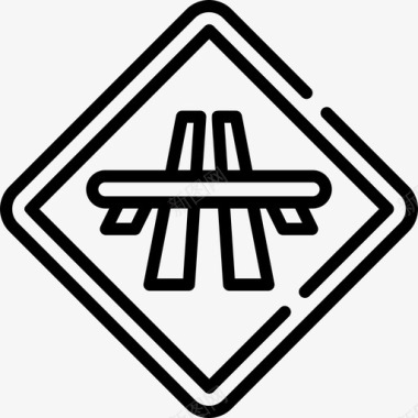 桥信号4线性图标图标
