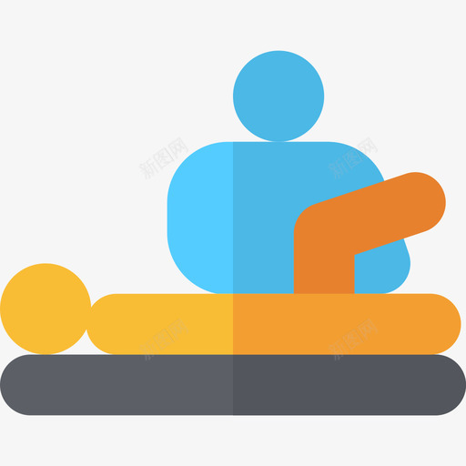 理疗扁平图标svg_新图网 https://ixintu.com 扁平 理疗