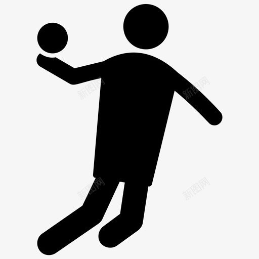 排球手球奥运会图标svg_新图网 https://ixintu.com 奥林匹克运动会 奥运会 奥运会标志 奥运会项目 手球 排球