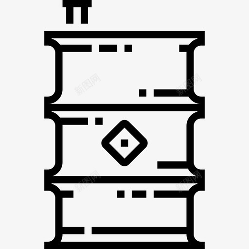 石油工业33线性图标svg_新图网 https://ixintu.com 工业33 石油 线性
