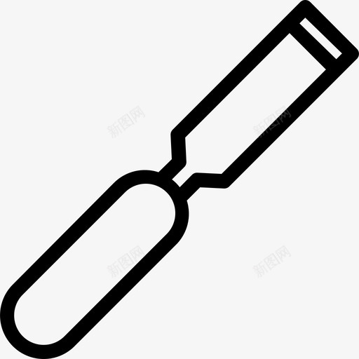 木工刀伐木工人2直线型图标svg_新图网 https://ixintu.com 伐木工人2 木工刀 直线型