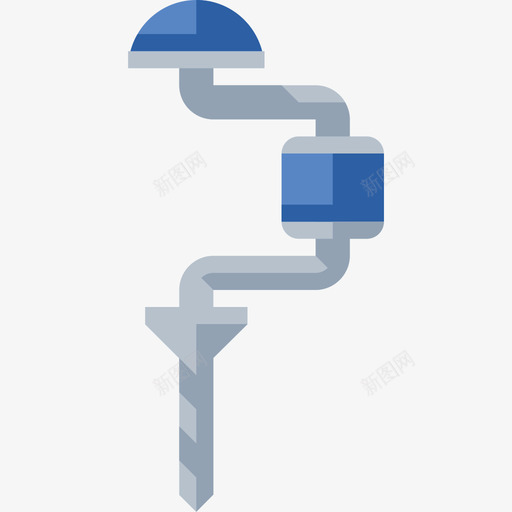 23号工具平头钻头图标svg_新图网 https://ixintu.com 23号工具平头钻头