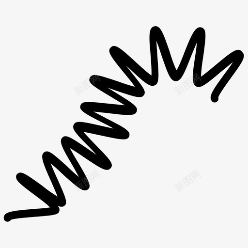 弹性弹簧螺旋弹簧压缩弹簧图标svg_新图网 https://ixintu.com 压缩弹簧 弹性弹簧 扭簧 挠性弹簧 螺旋弹簧 金属弹簧线图标