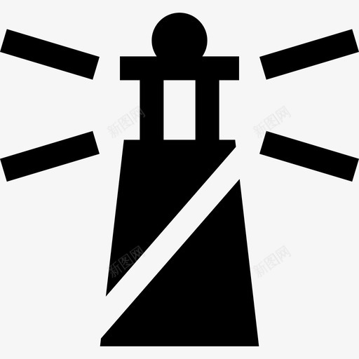 灯塔航行5号满载图标svg_新图网 https://ixintu.com 满载 灯塔 航行5号