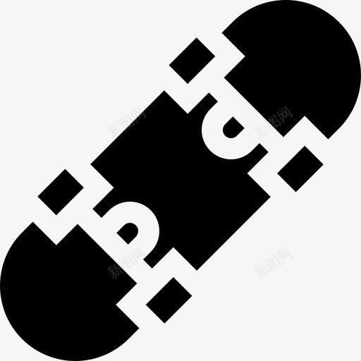 滑板极限运动11填充图标svg_新图网 https://ixintu.com 填充 极限运动11 滑板
