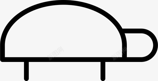 龟爬行动物壳图标svg_新图网 https://ixintu.com 动物瘦 壳 慢 爬行动物 盾 龟
