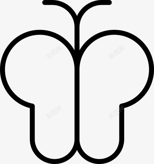 蝴蝶五颜六色昆虫图标svg_新图网 https://ixintu.com 五颜六色 动物瘦 昆虫 翅膀 蝴蝶