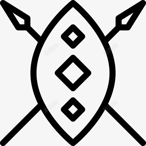 盾牌文化社区2线性图标svg_新图网 https://ixintu.com 文化社区2 盾牌 线性